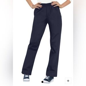 Landau Essentials Women’s Navy Scrub Pant Bundle - See Description, 6 pairs!